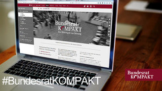 Foto: Laptop mit BundesratKOMPAKT Foto: Laptop mit BundesratKOMPAKT